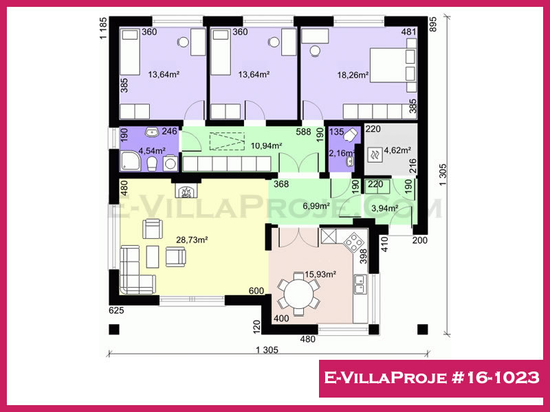 Ev Villa Proje #16 - 1023 Galeri Görseli 2