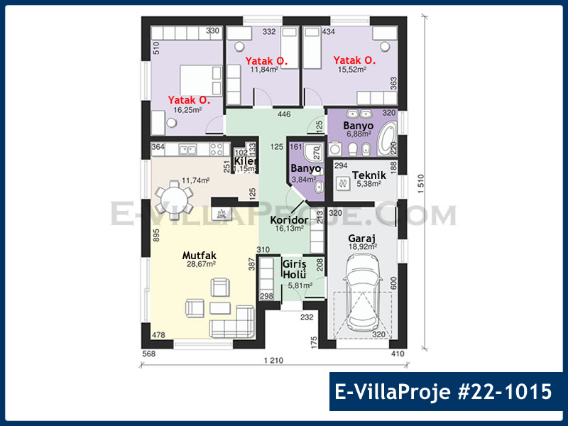 Ev Villa Proje #22 - 1015 Galeri Görseli 2