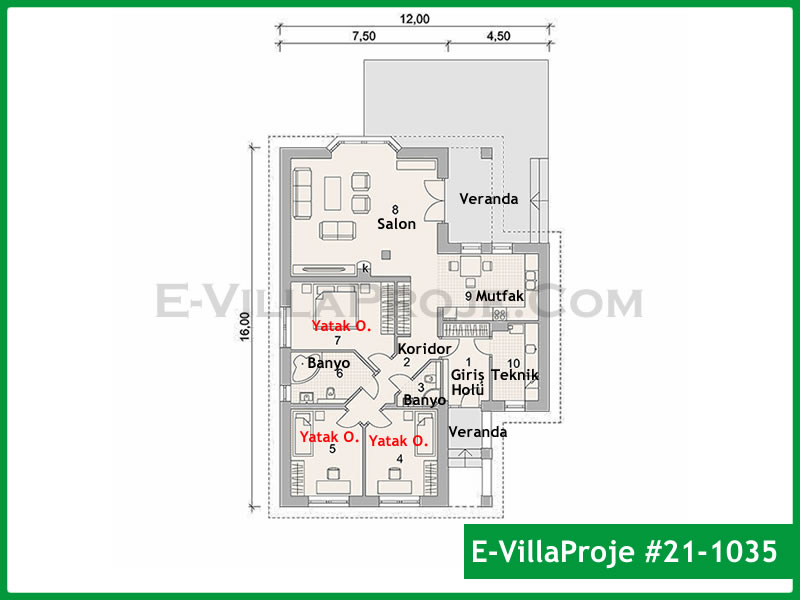 Ev Villa Proje #21 - 1035 Galeri Görseli 2