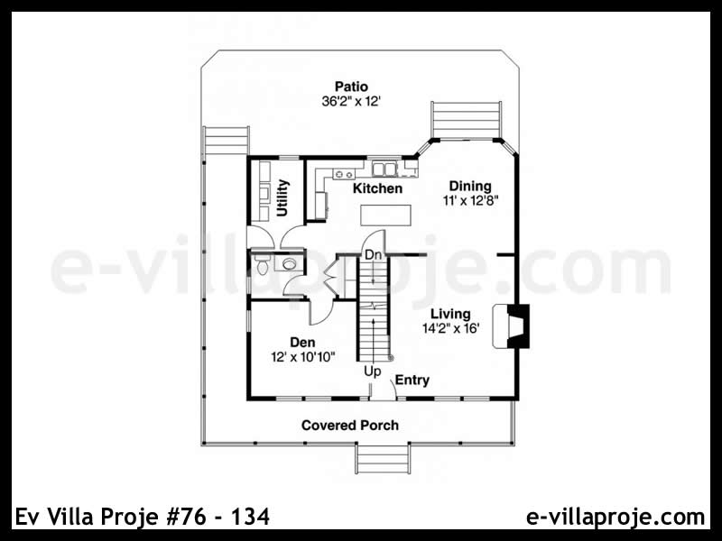Ev Villa Proje #76 - 134 Galeri Görseli 2