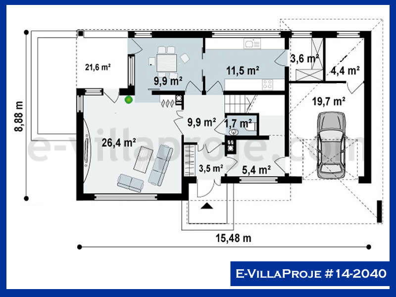 Ev Villa Proje #14 - 2040 Galeri Görseli 2