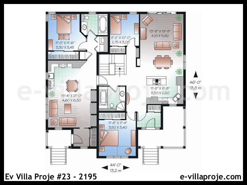 Ev Villa Proje #23 - 2195 Galeri Görseli 2