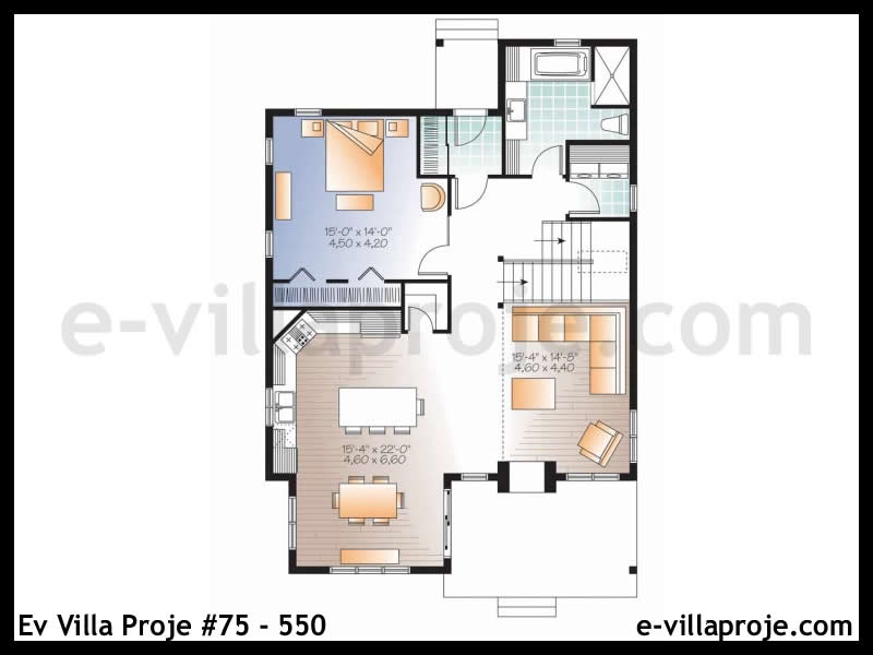 Ev Villa Proje #75 - 550 Galeri Görseli 2