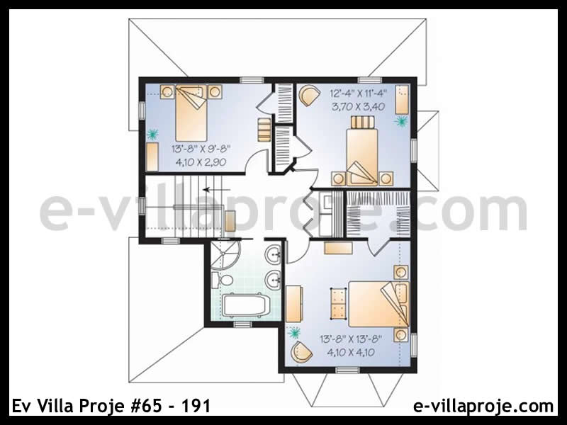 Ev Villa Proje #65 - 191 Galeri Görseli 3