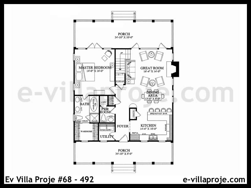 Ev Villa Proje #68 - 492 Galeri Görseli 2