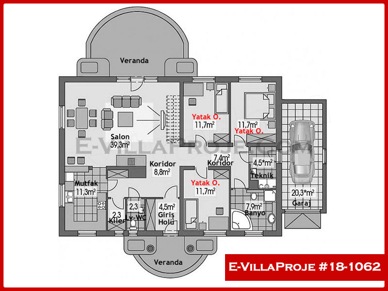 Ev Villa Proje #18 - 1062 Galeri Görseli 2