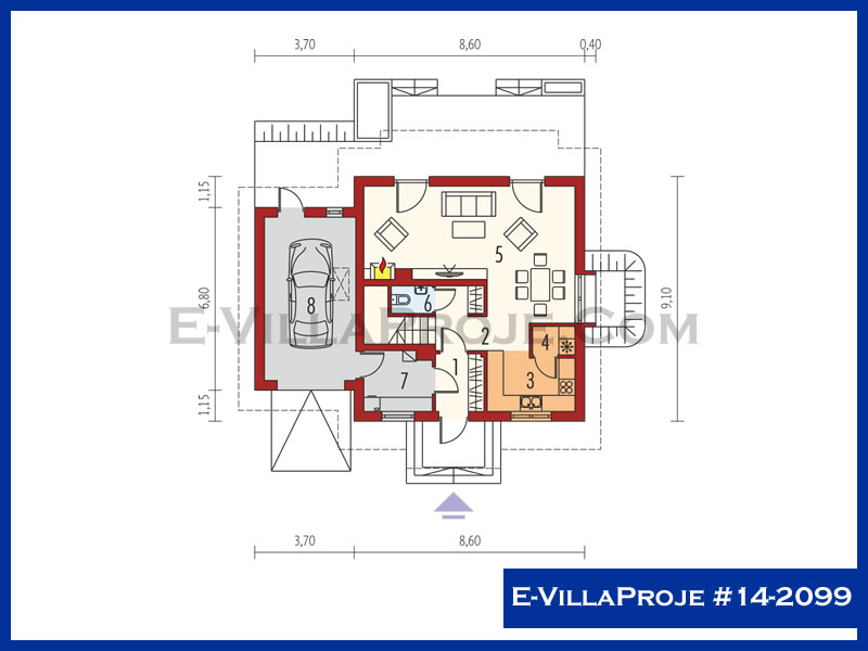 Ev Villa Proje #14 - 2099 Galeri Görseli 2