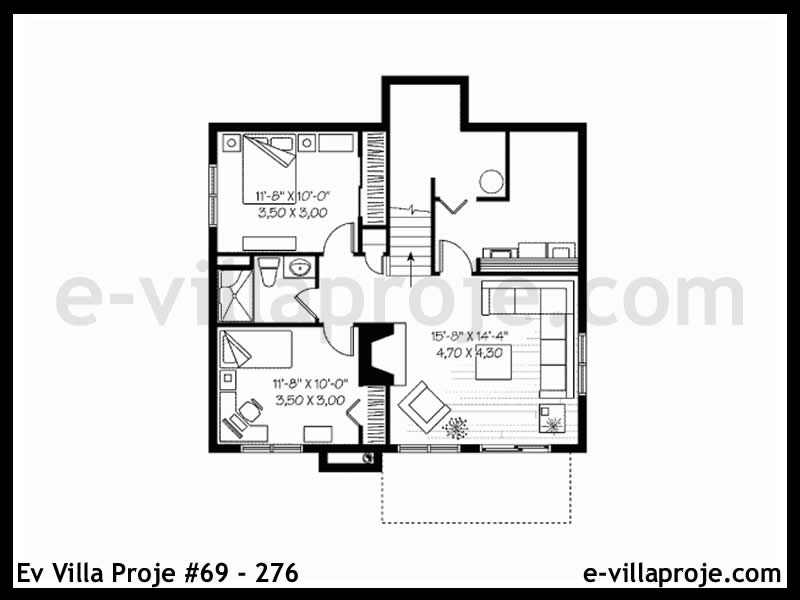 Ev Villa Proje #69 - 276 Galeri Görseli 2