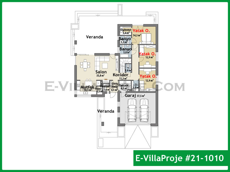 Ev Villa Proje #21 - 1010 Galeri Görseli 2