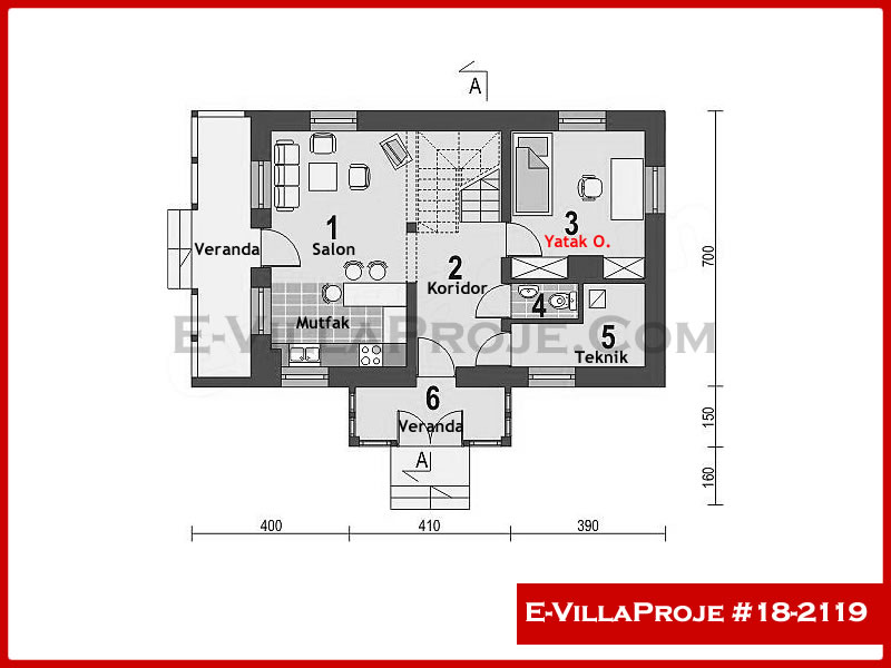 Ev Villa Proje #18 - 2119 Galeri Görseli 2