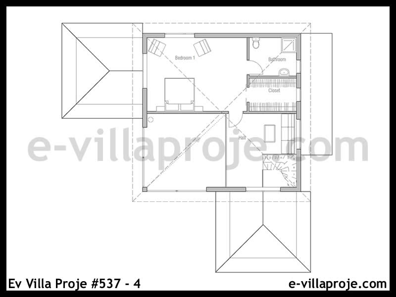 Ev Villa Proje #537 - 4 Galeri Görseli 3