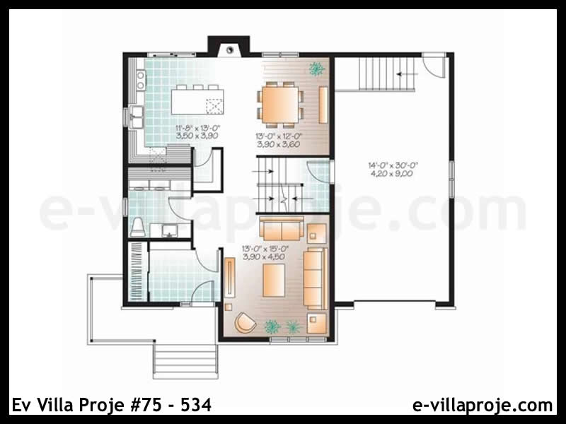 Ev Villa Proje #75 - 534 Galeri Görseli 2