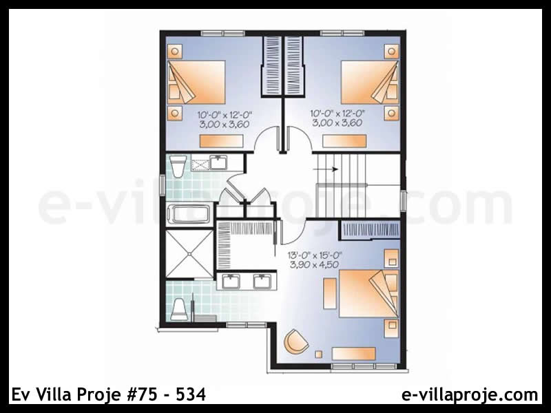 Ev Villa Proje #75 - 534 Galeri Görseli 3