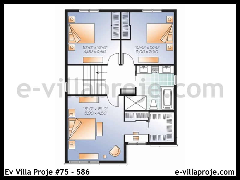 Ev Villa Proje #75 - 586 Galeri Görseli 3
