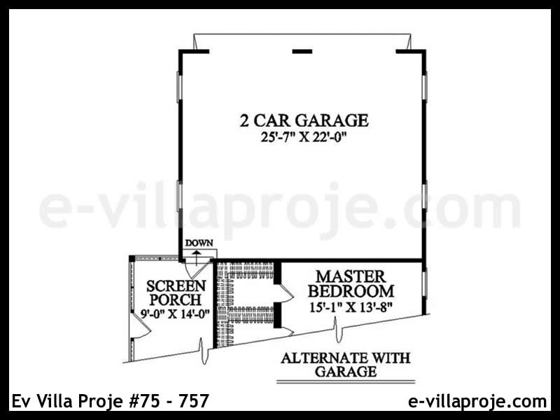 Ev Villa Proje #75 - 757 Galeri Görseli 3