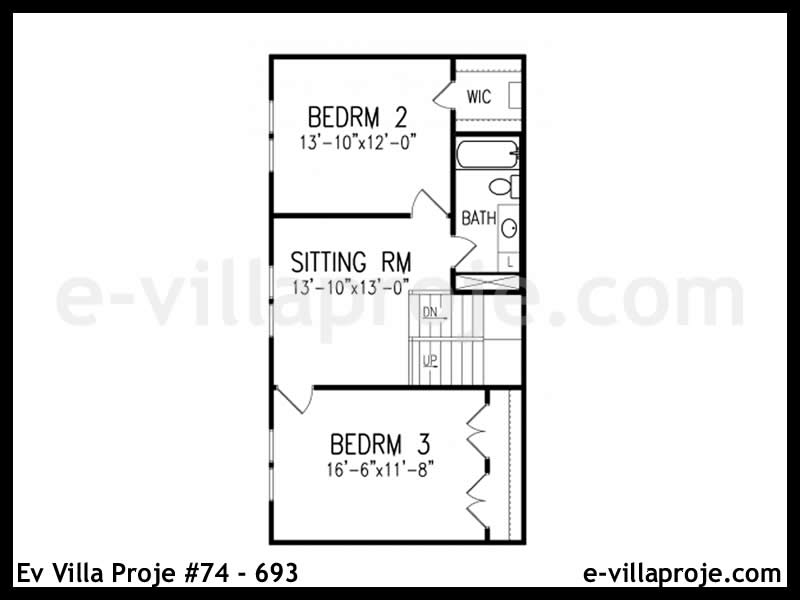 Ev Villa Proje #74 - 693 Galeri Görseli 3
