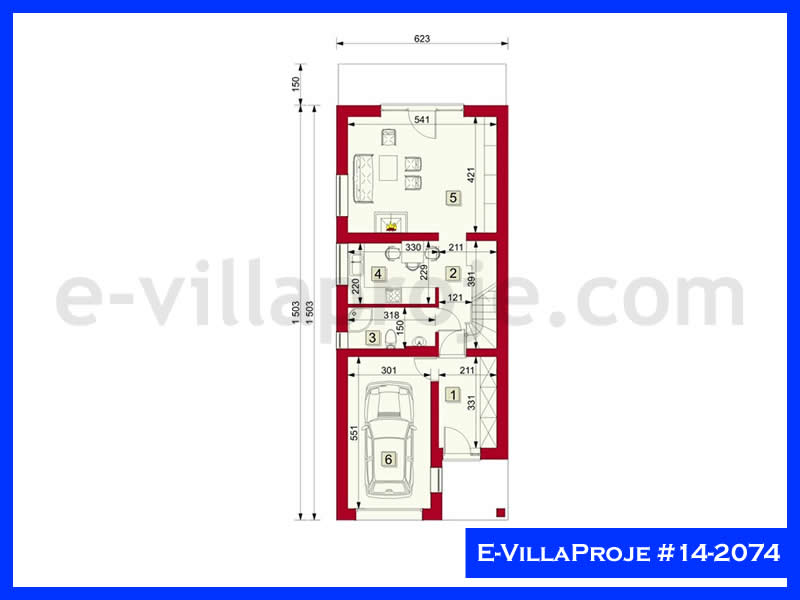 Ev Villa Proje #14 - 2074 Galeri Görseli 2