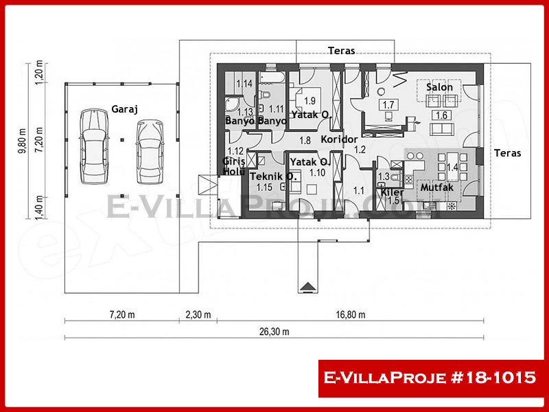 Ev Villa Proje #18 - 1015 Galeri Görseli 2