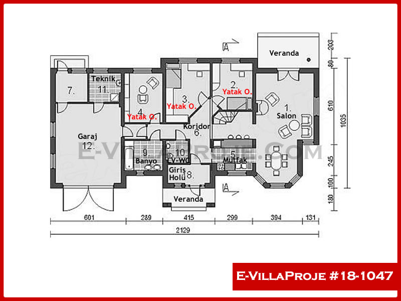 Ev Villa Proje #18 - 1047 Galeri Görseli 2