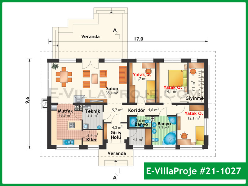 Ev Villa Proje #21 - 1027 Galeri Görseli 2
