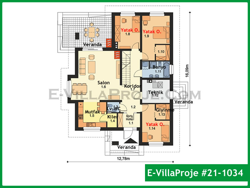 Ev Villa Proje #21 - 1034 Galeri Görseli 2