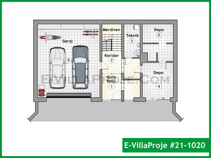 Ev Villa Proje #21 - 1020 Galeri Görseli 3