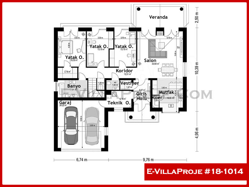 Ev Villa Proje #18 - 1014 Galeri Görseli 2