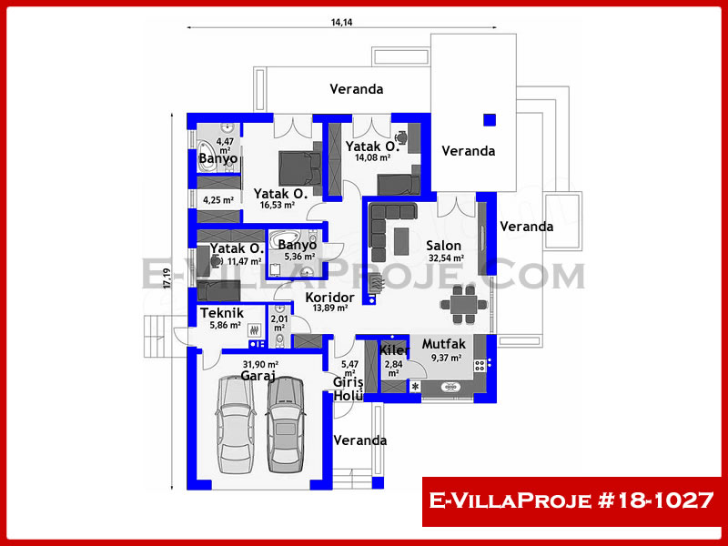 Ev Villa Proje #18 - 1027 Galeri Görseli 2