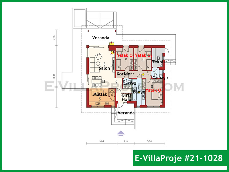 Ev Villa Proje #21 - 1028 Galeri Görseli 2