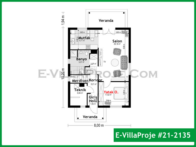 Ev Villa Proje #21 - 2135 Galeri Görseli 2