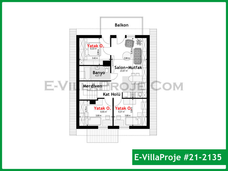 Ev Villa Proje #21 - 2135 Galeri Görseli 3