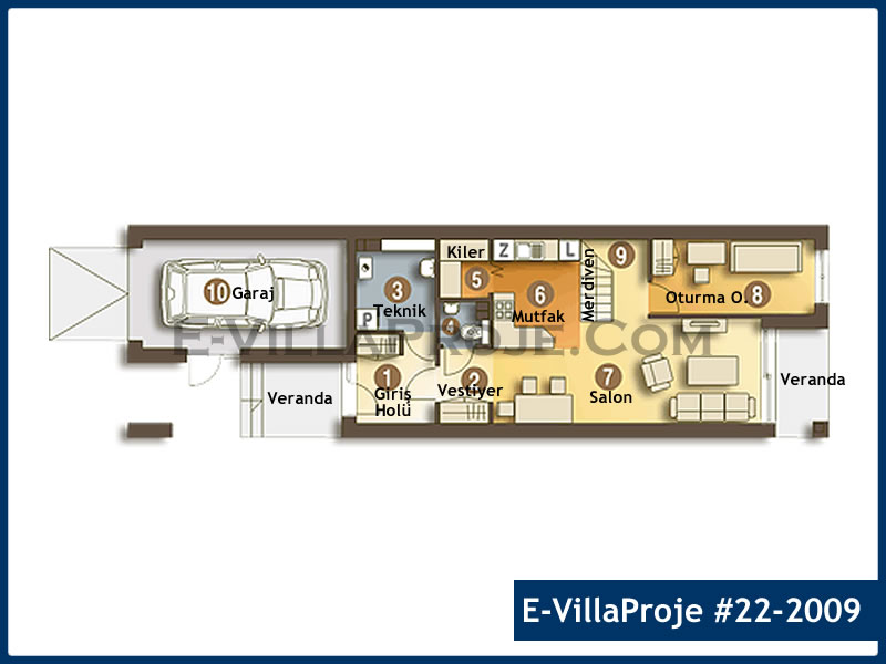 Ev Villa Proje #22 - 2009 Galeri Görseli 2