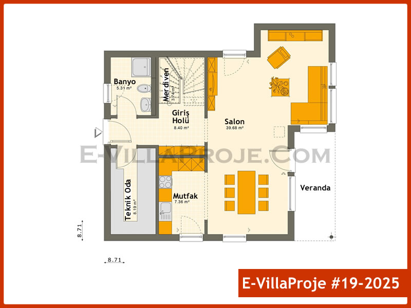 Ev Villa Proje #19 - 2025 Galeri Görseli 2