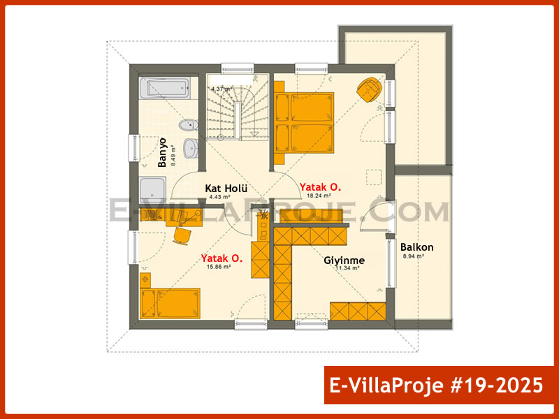 Ev Villa Proje #19 - 2025 Galeri Görseli 3
