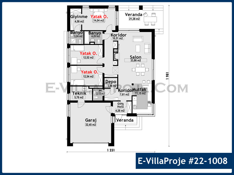 Ev Villa Proje #22 - 1008 Galeri Görseli 2
