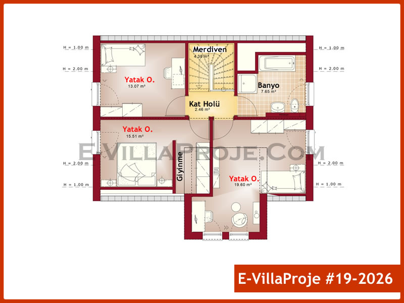 Ev Villa Proje #19 - 2026 Galeri Görseli 3