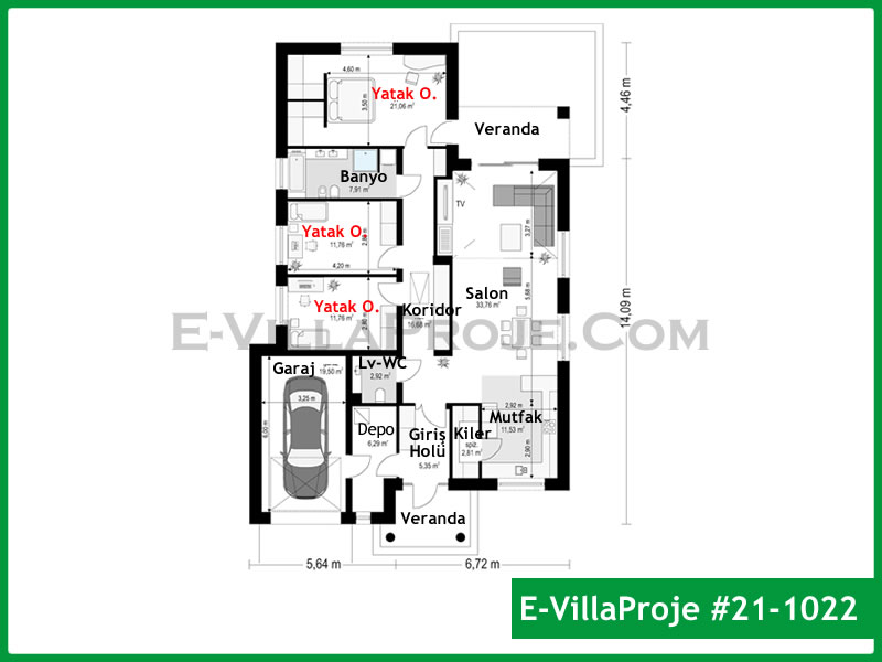 Ev Villa Proje #21 - 1022 Galeri Görseli 2