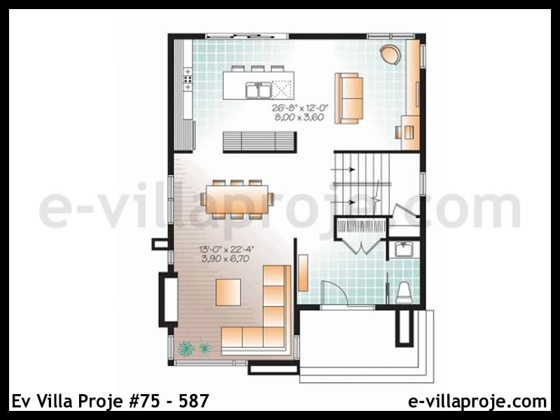 Ev Villa Proje #75 - 587 Galeri Görseli 2