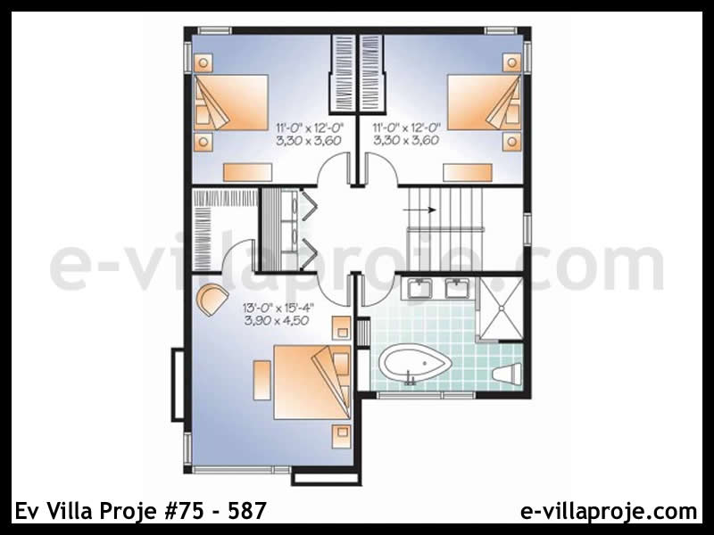 Ev Villa Proje #75 - 587 Galeri Görseli 3