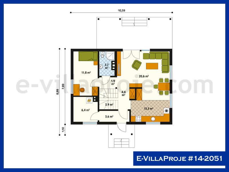 Ev Villa Proje #14 - 2052 Galeri Görseli 2