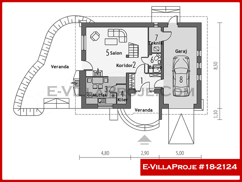 Ev Villa Proje #18 - 2124 Galeri Görseli 2