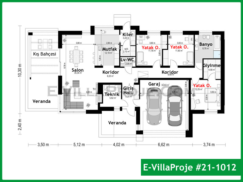 Ev Villa Proje #21 - 1012 Galeri Görseli 2