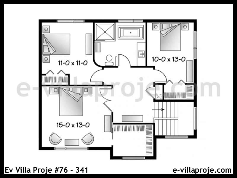 Ev Villa Proje #76 - 341 Galeri Görseli 3