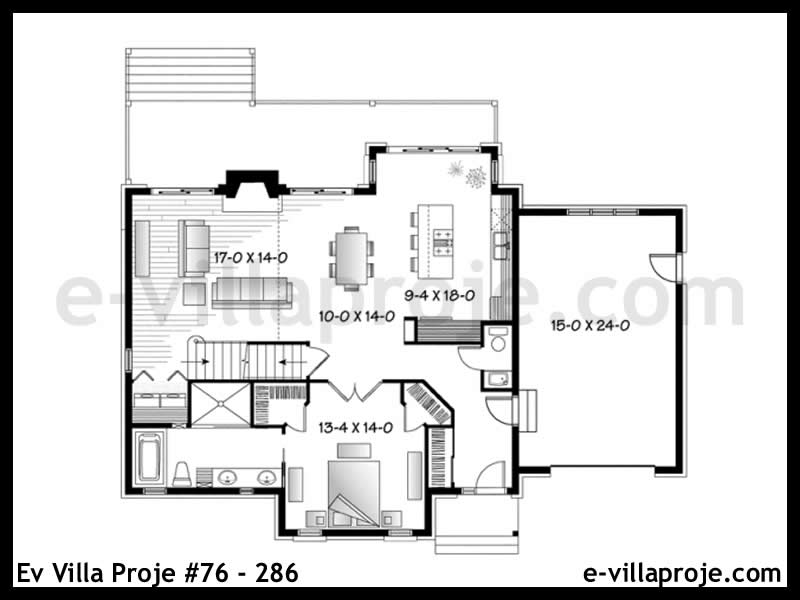 Ev Villa Proje #76 - 286 Galeri Görseli 2
