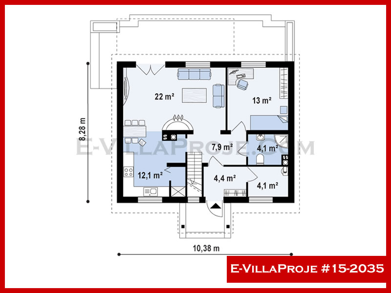 Ev Villa Proje #15 - 2035 Galeri Görseli 2