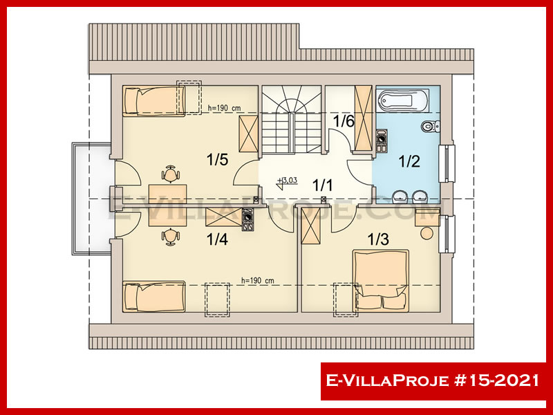 Ev Villa Proje #15 - 2021 Galeri Görseli 3