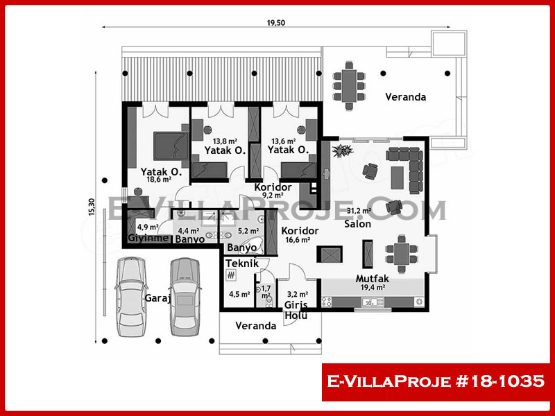 Ev Villa Proje #18 - 1035 Galeri Görseli 2