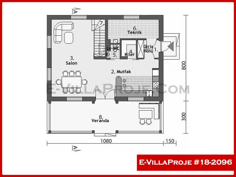 Ev Villa Proje #18 - 2096 Galeri Görseli 2