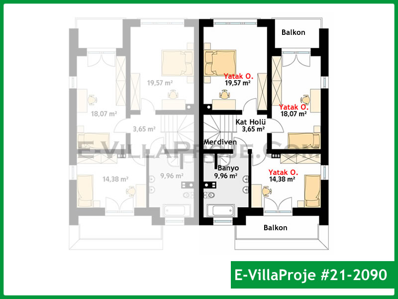 Ev Villa Proje #21 - 2090 Galeri Görseli 3