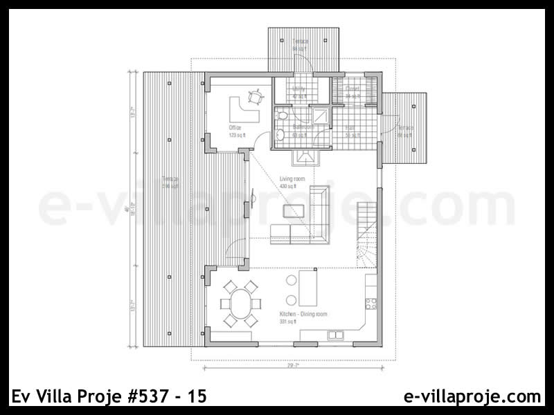 Ev Villa Proje #537 - 15 Galeri Görseli 2